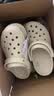 卡骆驰（CROCS）檀健次同款复古小鲸鱼洞洞鞋时尚厚底洞洞鞋花园鞋206302 骨白色-2Y2(含智必星) 35 (220mm) 实拍图