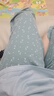 带胸垫短袖睡衣女夏天七分裤夏季韩版休闲少女士带胸垫家居服套装 601【固定胸垫】 L （100-120斤） 实拍图