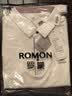 罗蒙（ROMON）T恤男短袖潮流夏季冰丝POLO衫上衣休闲商务半袖翻领打底衫白XL 实拍图