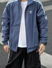 adidas宽松日常舒适运动夹克外套男女春季新款阿迪达斯官方三叶草   深靛蓝（推荐选大一码)   M 实拍图