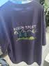 KOLON SPORT/可隆户外吸湿速干T恤 男女同款露营防晒UPF50+印花短袖上衣 LURT6MTT54-SK 天空蓝 （尺码偏大） S 165/88A 实拍图