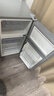 奥克斯小冰箱家用小型迷你冷藏冷冻两用出租房宿舍用节能省电寝室办公室电冰箱 【净化去味】156银色【高效保鲜 铜管速冷】42L 实拍图
