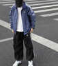 adidas宽松日常舒适运动夹克外套男女春季新款阿迪达斯官方三叶草   深蓝（推荐选大一码)   L 实拍图
