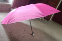 【全网爆款】手动UV折叠雨伞男女晴雨伞两用防晒遮阳黑胶伞 【新人福利】7骨 纯色随机无黑胶 实拍图