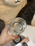 富光男女士双层玻璃杯 水杯 支持团购定制 304杯子泡茶杯330ML黑 实拍图
