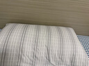 富安娜枕套 100%纯棉磨毛枕芯保护套 全棉单件枕头套一对装 74x48cm灰 实拍图