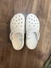 卡骆驰（CROCS）经典云朵Clog男女沙滩洞洞鞋 206750-100 39（39-40） 实拍图