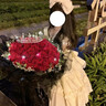 来一客鲜花速递99朵红玫瑰花束礼物表白送女友全国同城配送 99朵红玫瑰女神款 实拍图