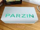 帕森（PARZIN）潮流猫眼金属大框偏光太阳镜女 炫彩街拍出游驾驶墨镜 PZ9916 透粉框反光膜紫色片 实拍图