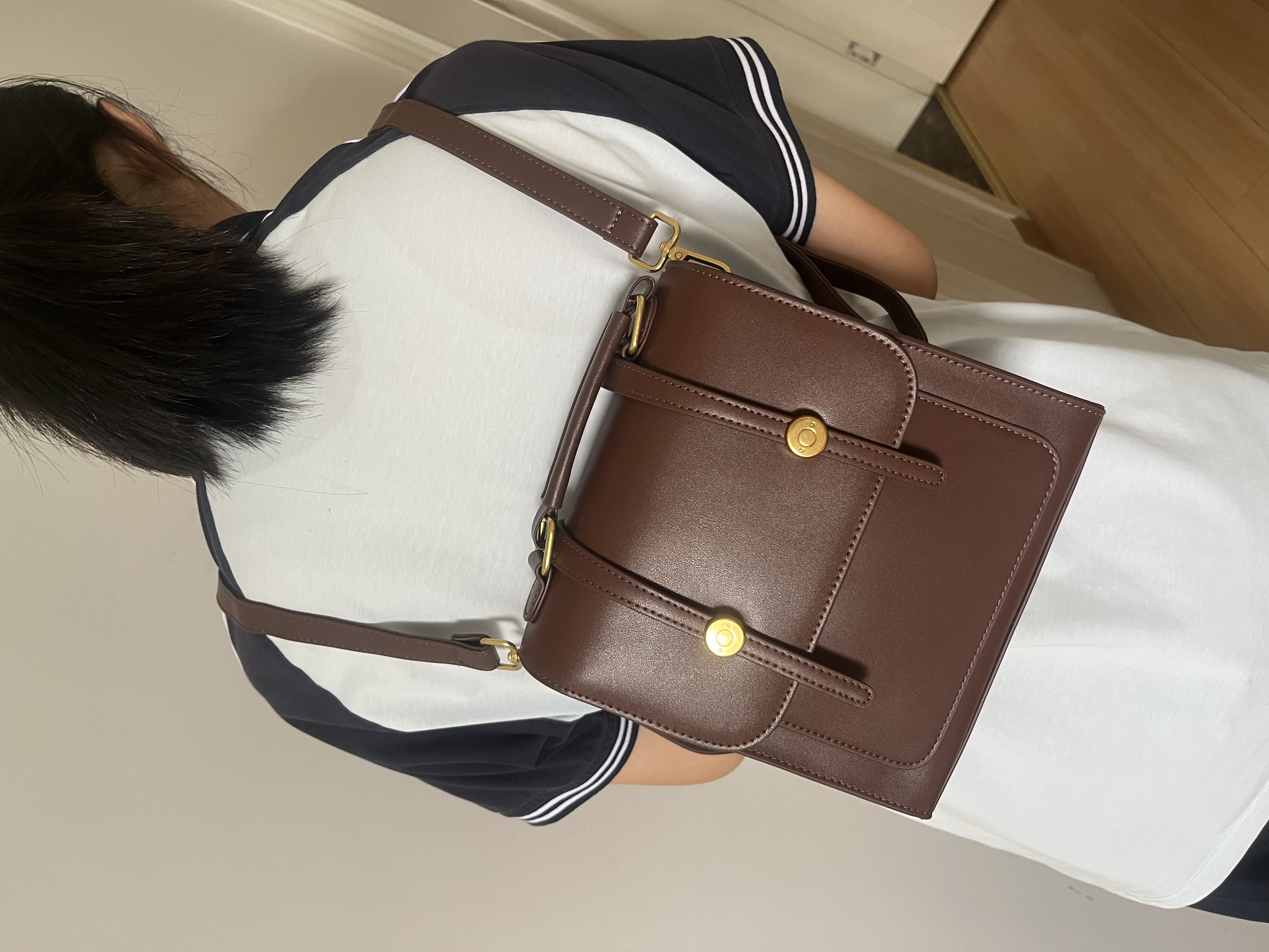 viney双肩包女学生初中高中学生书包高颜值轻便旅行背包生日礼物送女友 实拍图