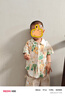 欢喜小熊宝宝半袖衬衫套装男童夏季纯棉薄款衣服儿童新款潮酷外出童装 实拍图