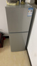 新飞冰箱小型租房用 一级能效冷 藏冷冻两用1-2人家用小冰箱 出租房双门电冰箱办公室两门 26年旗舰 90A一级能效【旗舰升级】银 实拍图