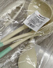 拜格（bayco）硅胶厨具套装五件套 锅铲 汤勺漏勺饭勺食品夹奶白绿 BC5427 实拍图