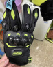 BIKEBROS摩托车骑行手套四季防摔耐磨赛车触屏夏季机车装备 绿色L码 实拍图