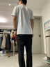 京东京造夏季运动短袖男士t恤polo衫男跑步健身户外速干衣服 浅蓝 3.0 XL 实拍图