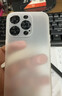 古雷斯（GURRS）适用苹果12手机壳 iphone12保护套镜头全包超薄肤感磨砂半透明防摔简约硅胶软壳 深空黑 实拍图