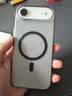 猩球卫士高级感防指纹适用Apple/苹果17Air磁吸瓦楞iPhone Air手机壳超薄行李箱条纹保护套磨砂外壳黑 实拍图