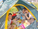 狼行者 户外帐篷公园休闲遮阳篷防晒防水沙滩野外精致露营装备 实拍图