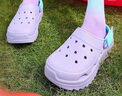 斯凯奇（Skechers）女鞋舒适厚底怪兽泡泡鞋透气软底防滑耐磨洞洞鞋111581 实拍图
