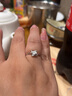 谢瑞麟（TSL）18K金钻石戒指环群镶求婚订婚结婚白金钻戒女63235 13圈口（约21颗钻，约7分） 实拍图