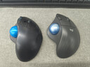 罗技（Logitech）ERGO M575 S 人体工学鼠标 轨迹球鼠标 无线蓝牙双模 办公鼠标 带无线2.4G接收器 石墨黑 实拍图