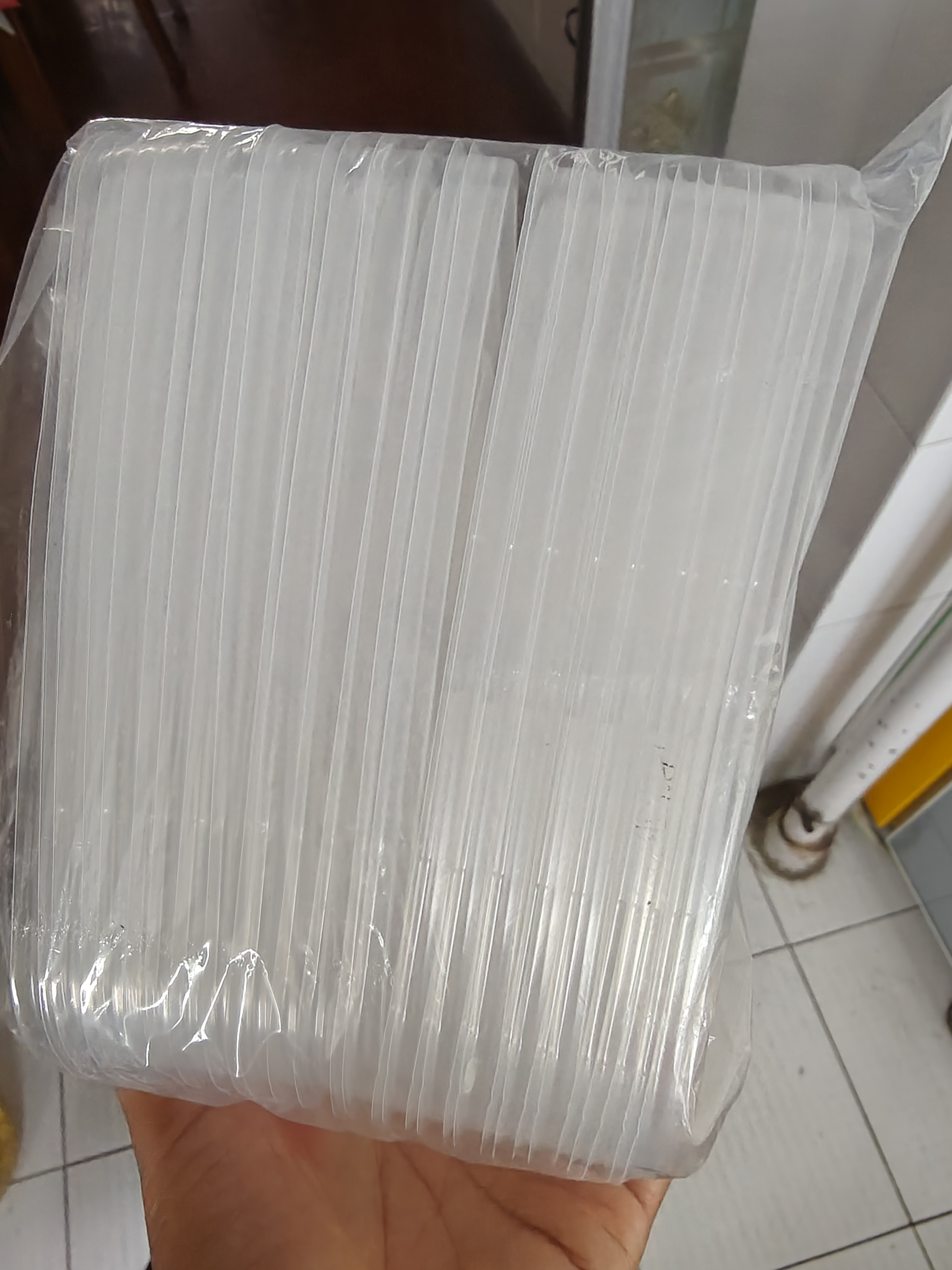 特美居（temeiju）一次性饭盒方形650型*30套 食品用快餐打包野餐盒带盖碗可微波 实拍图