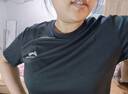 李宁运动套装女士夏季短袖短裤跑步速干衣冰丝t恤健身训练瑜伽服薄款 实拍图