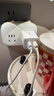 倍思双口充电头USB插座多口充电头5V2A/1A充电器插头 适用iPhone15/14/13华为小米安卓手机iPad平板 白 实拍图