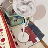美的（Midea）【飓风节能】七叶柔风立式电风扇/家用轻音落地扇/台式小型风扇/大风力遥控定时摇头风扇 SAH35BSJ 实拍图