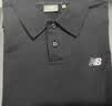 NEW BALANCEPOLO衫男款简约T恤百搭运动秋季短袖MT51519 黑色  2XL 实拍图