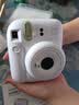 富士（FUJIFILM）instax  mini12 一次成像 立拍立得相机 mini12 茉莉白 套餐八（官方标配+相机包+相册+白边相纸20张） 实拍图