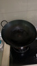 荣事达（Royalstar）章丘手工锻打铁锅圆底老式炒锅无涂层不粘炒菜锅燃气灶无盖36cm 实拍图