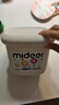 弥鹿（MiDeer）透彩雪花片立体拼插大号积木DIY玩具礼盒3-5-6岁暑假生日礼物 【小号礼盒装】透彩雪花片-200片 实拍图