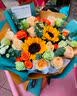 花旺成人礼同城鲜花配送小时达生日礼物向日葵玫瑰花束生日全国小时达 【青春如歌】2支向日葵+2支香槟|dyh79 实拍图