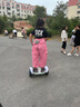 柏思图（besintu）电动儿童智能平衡车3-6-12岁体感10岁到15岁以上座椅成年人站座两轮双轮自动手扶越野新款自平行车 运动版白【三控+座椅APP+炫光轮】 实拍图