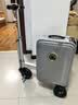 爱尔威（Airwheel）电动行李箱可骑行智能拉杆箱可坐可代步20英寸登机箱 青春版—银 实拍图
