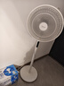 美的（Midea）【飓风节能】七叶柔风立式电风扇/家用轻音落地扇/台式小型风扇/大风力遥控定时摇头风扇 SAH35BSJ 实拍图