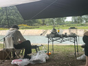 梦多福天幕帐篷露营户外装备全套黑胶天幕6-8人野营防晒免搭建遮阳棚 黑胶3*4.5米【14㎡6-12人】 新升级加厚黑胶推荐网红款 实拍图