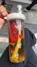 炊大皇水杯女吸管tritan大容量女生摇摇杯夏季杯子750ml（甜心莓莓） 实拍图