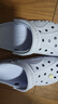 卡骆驰（CROCS）檀健次同款经典洞洞鞋轻便百搭女沙滩鞋包头拖鞋男鞋|10001 黑色-001(含智必星) 37 /38(230mm) 实拍图