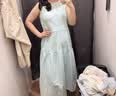 优衣库棉麻层叠连衣裙/无袖女装裙子482788 09 黑色 2XL 实拍图