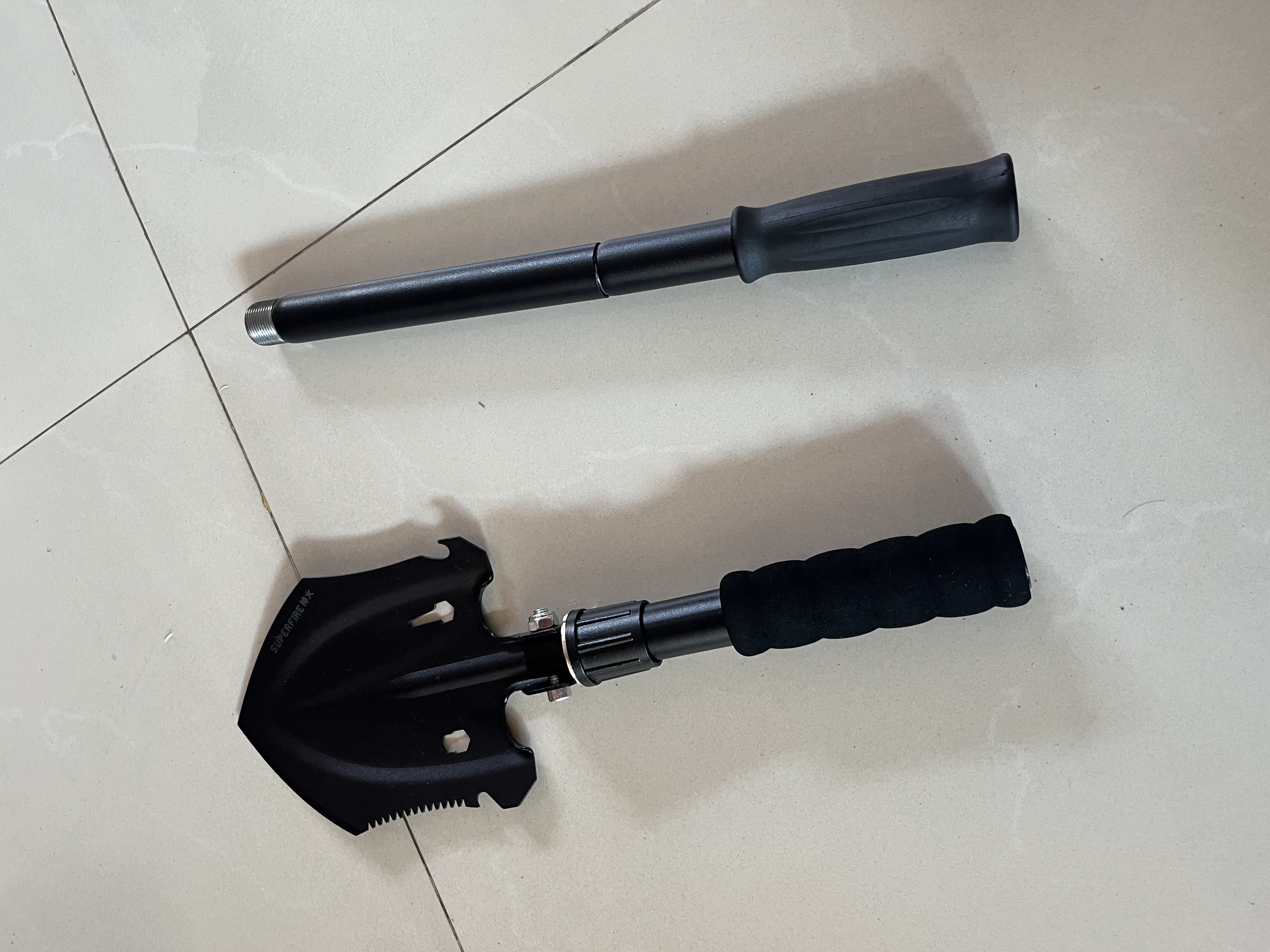 神火（SupFire）BG19多功能户外工兵铲铁锹车载装备兵工铲折叠野外铲子军工铲用品 实拍图