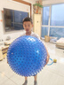 艾杰普（JEPPE）大龙球儿童感统训练器材瑜伽球平衡弹力球户外玩具男女孩生日礼物 实拍图