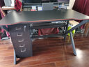 盛京家用办公桌下抽屉柜带锁移动小柜子文件柜储物矮柜收纳铁皮铁皮柜 黑色5抽带锁 实拍图