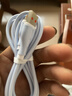 艾昊者适用苹果数据线iPhone14/13/12/11promax/6s/7/8plus液态软胶充电线带灯手机通用快充 自带柔和灯【蓝色】液态防断耐用线材 1.5米 实拍图
