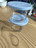 网红咸菜碗玻璃密封罐加厚酱菜盒冰箱保鲜罐小菜泡菜罐分装盒 两只随机装 2个 180ml 实拍图