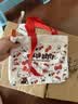 卡通蝴蝶结新款日系极简帆布包单肩上课通勤耐磨手提包 红色KT猫＋飘带 实拍图