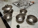 美厨（MAXCOOK）纯钛旅行茶具套装 茶杯盖碗便携式户外茶具露营功夫茶具MCTZ7962 实拍图