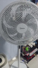 美的（Midea）【飓风节能】七叶柔风立式电风扇/家用轻音落地扇/台式小型风扇/大风力遥控定时摇头风扇 SAH35BSJ 实拍图