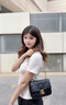 CinvaiKrose官方店小c&k包包女包2026新款斜挎包菱格链条包女生日礼物送女友 黑色Black【小号】送女友老婆女生走心 实拍图